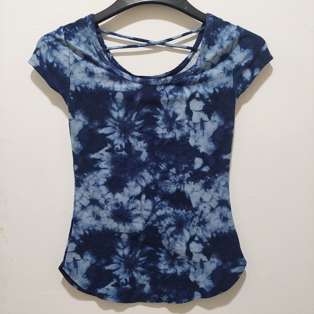 No Boundaries Tie Dye Psychedelic Blouse